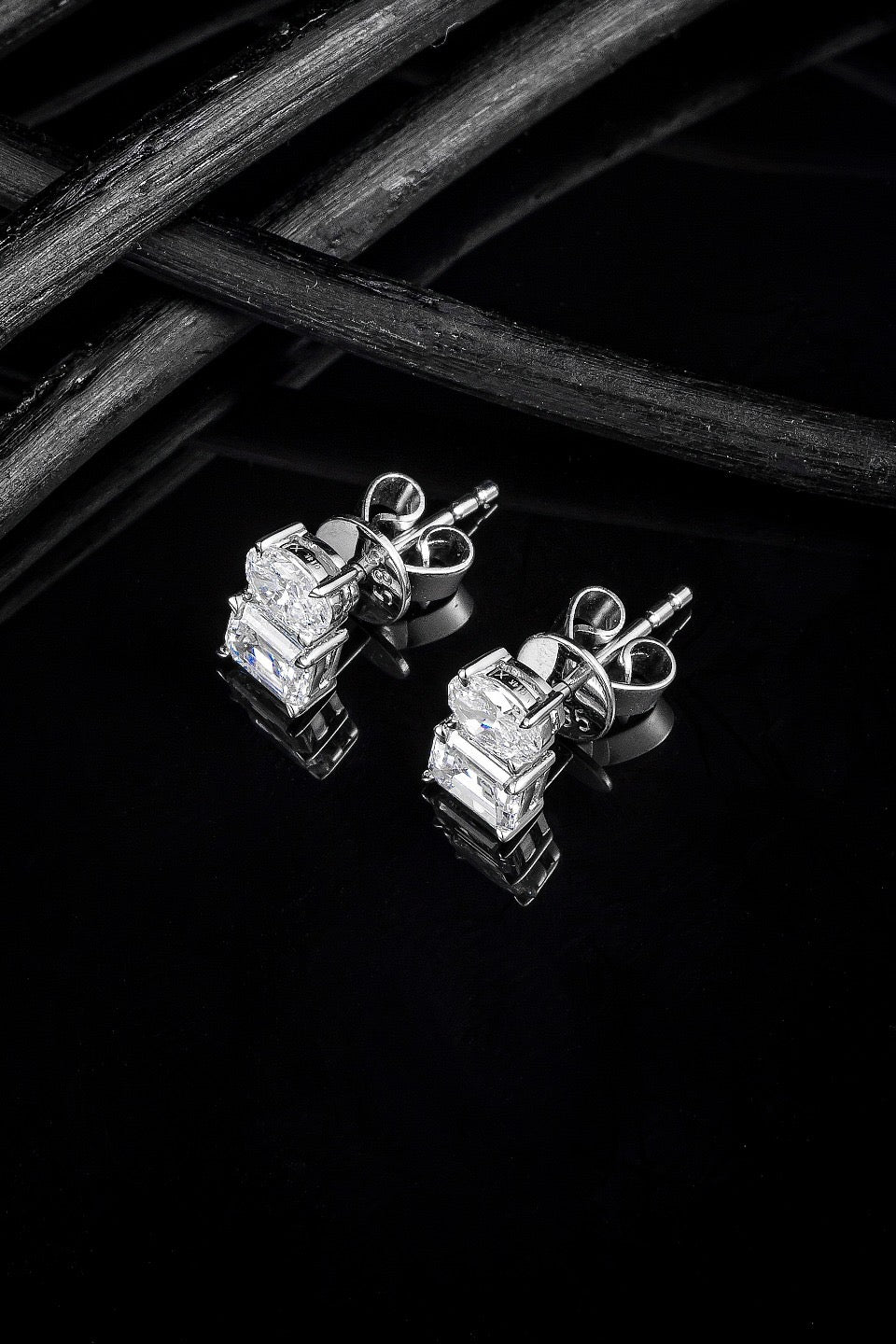 14K Lab Grown Diamond Earrings