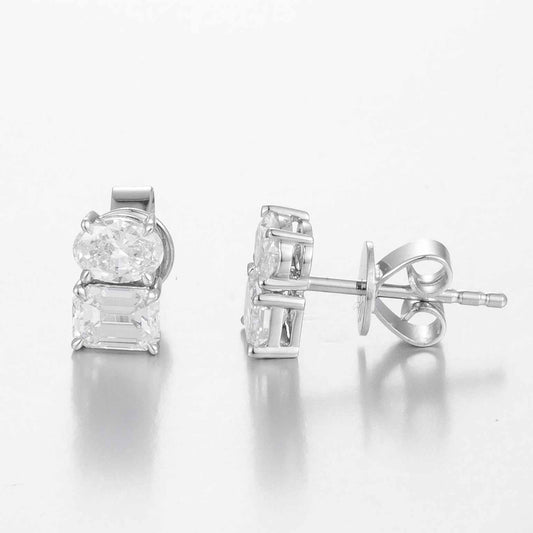 Burton Jewelry - 14K Lab Grown Diamond Earrings