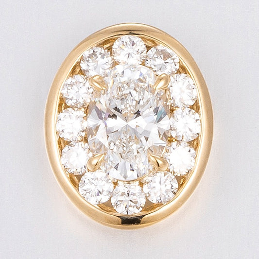 Burton Jewelry - 14K  Lab Grown Diamond Pendant