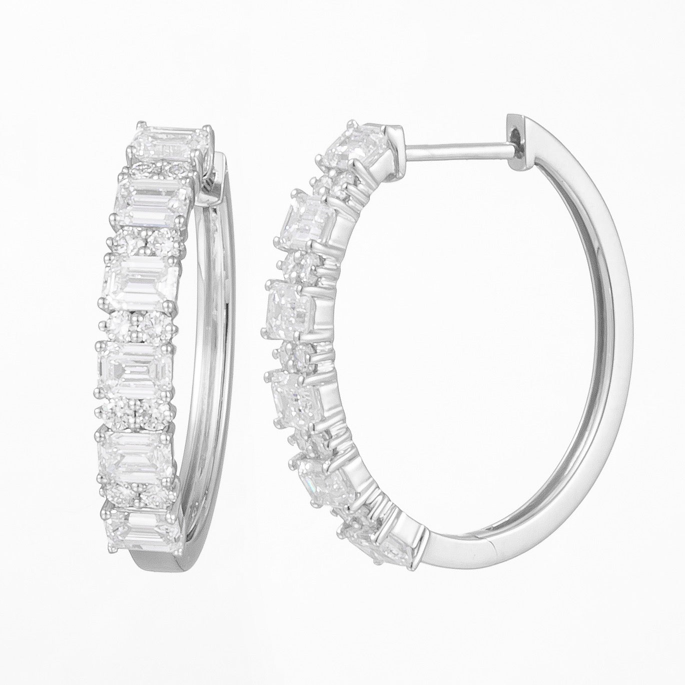 14K  Lab Grown Diamond Earrings