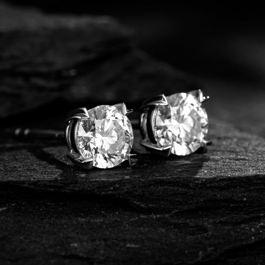 18K Lab Grown Diamond Earrings