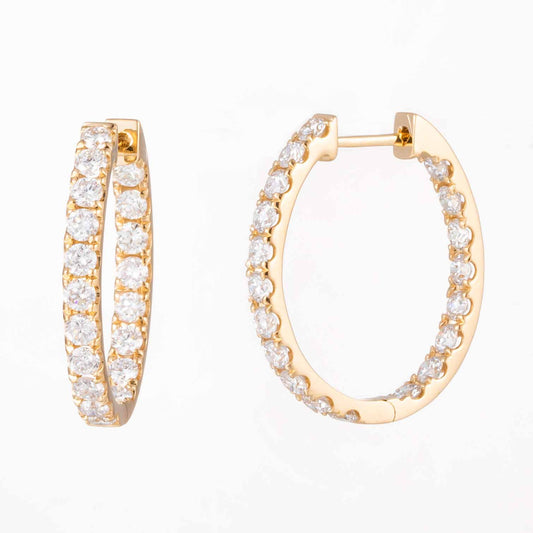 Burton Jewelry - 14K  Lab Grown Diamond Earrings