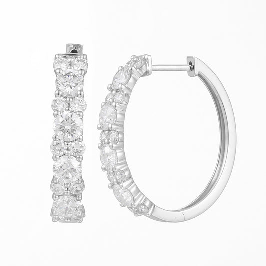 Burton Jewelry - 14K  Lab Grown Diamond Earrings