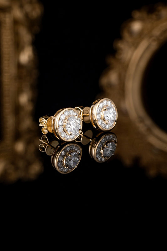 14K  Lab Grown Diamond Earrings