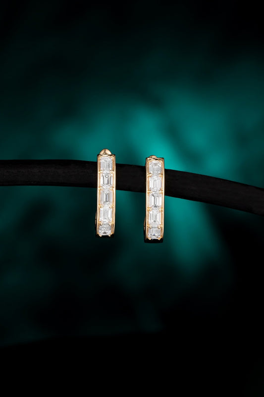 14K  Lab Grown Diamond Earrings