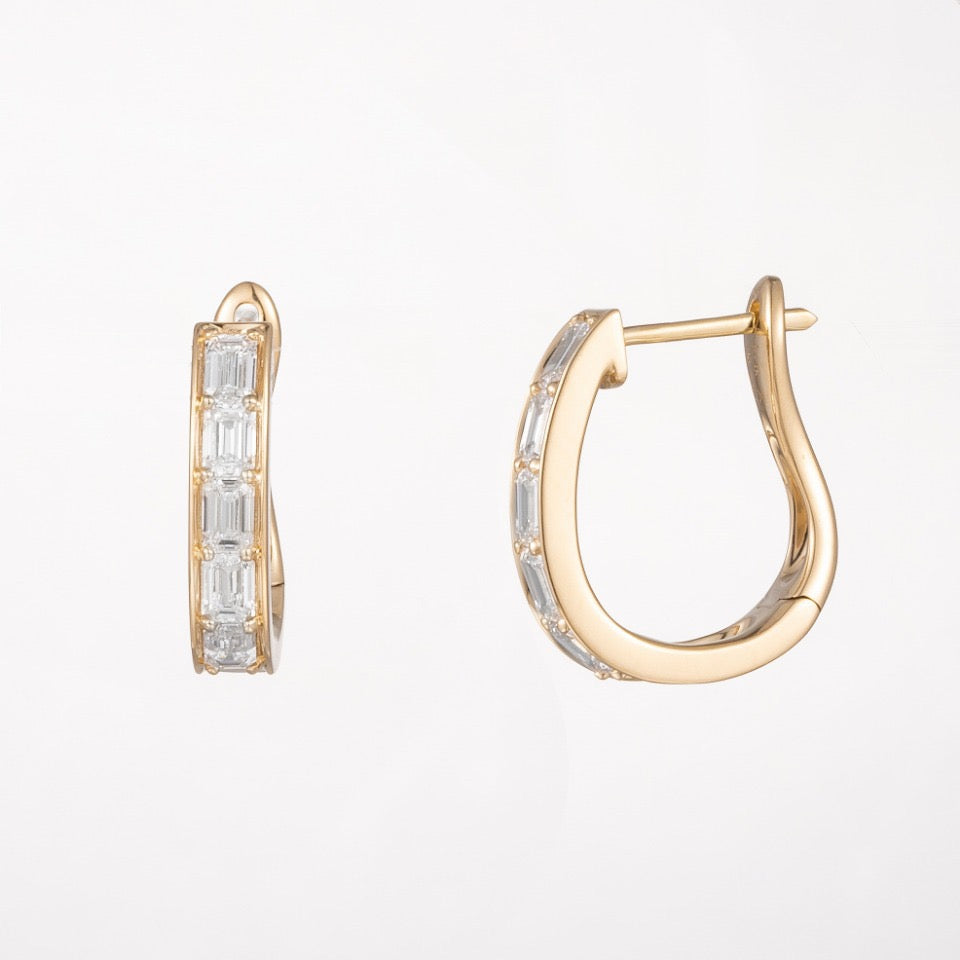 14K  Lab Grown Diamond Earrings