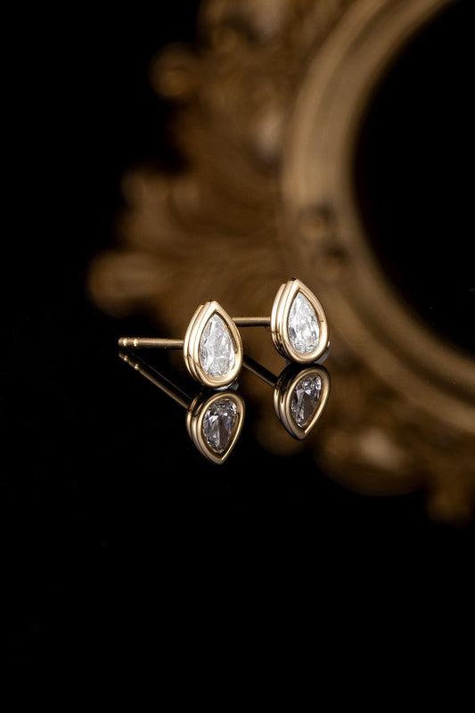 14K Lab Grown Diamond Earrings
