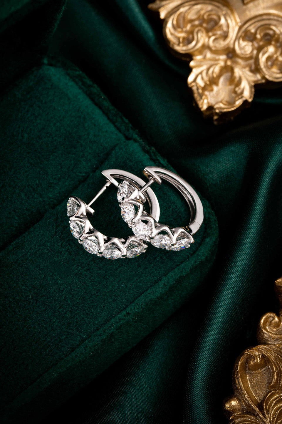 14K Lab Grown Diamond Earrings