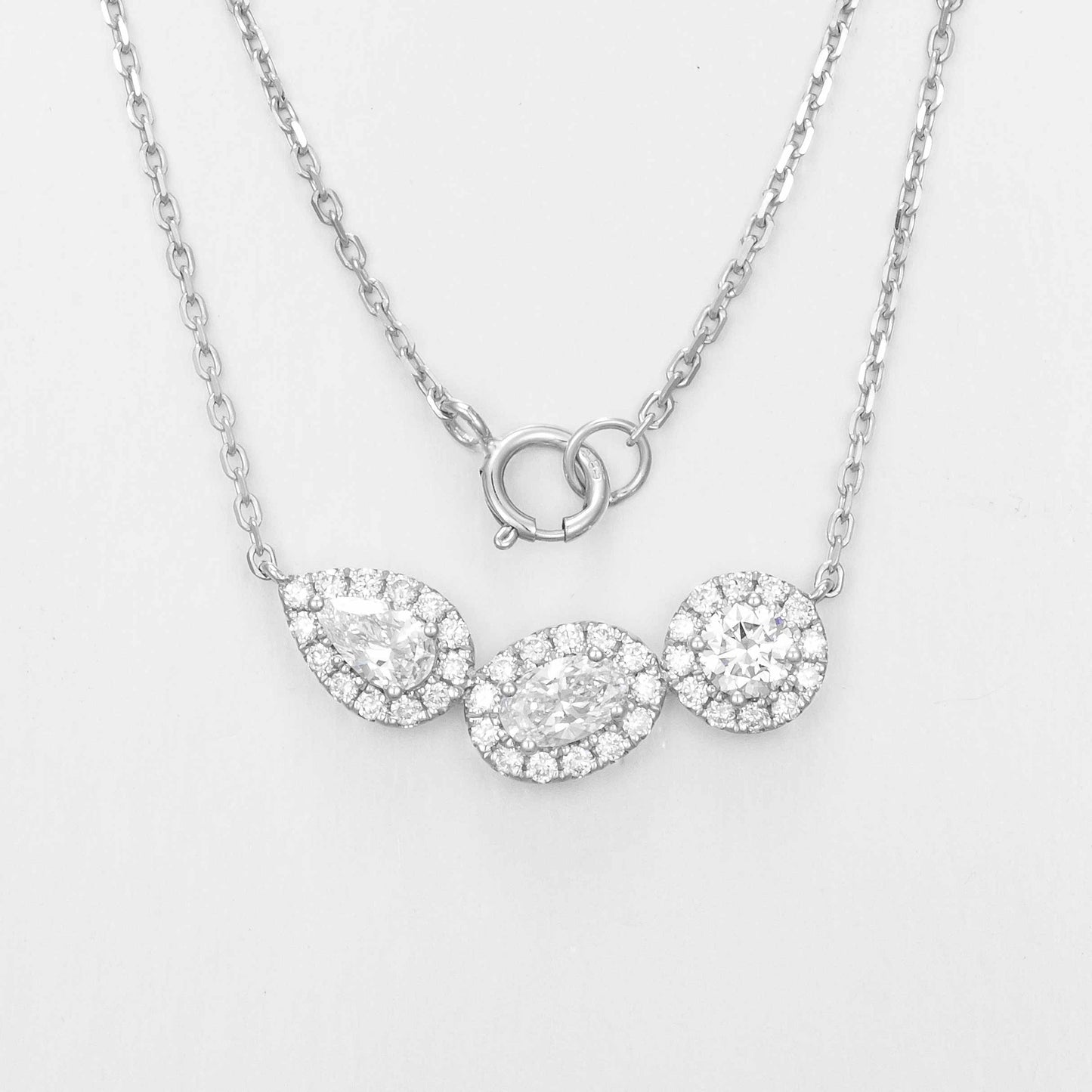 14K Lab Grown Diamond Necklace