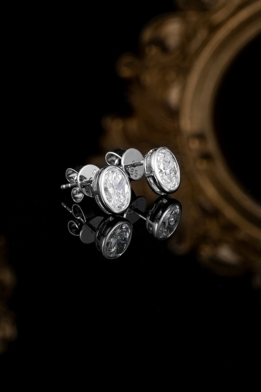 14K Lab Grown Diamond Earrings