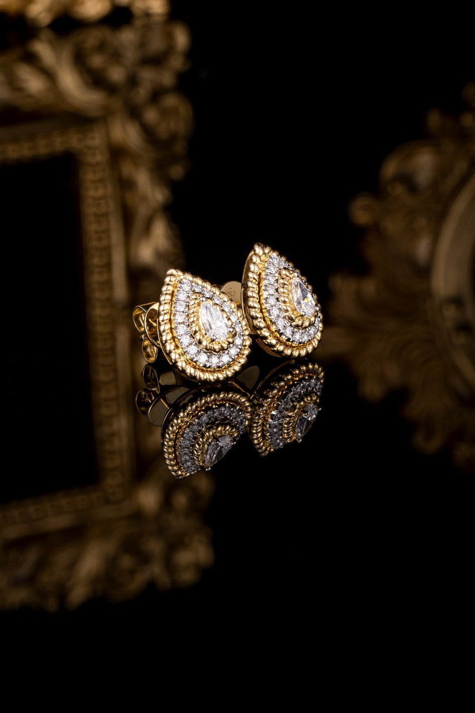 14K Lab Grown Diamond Earrings