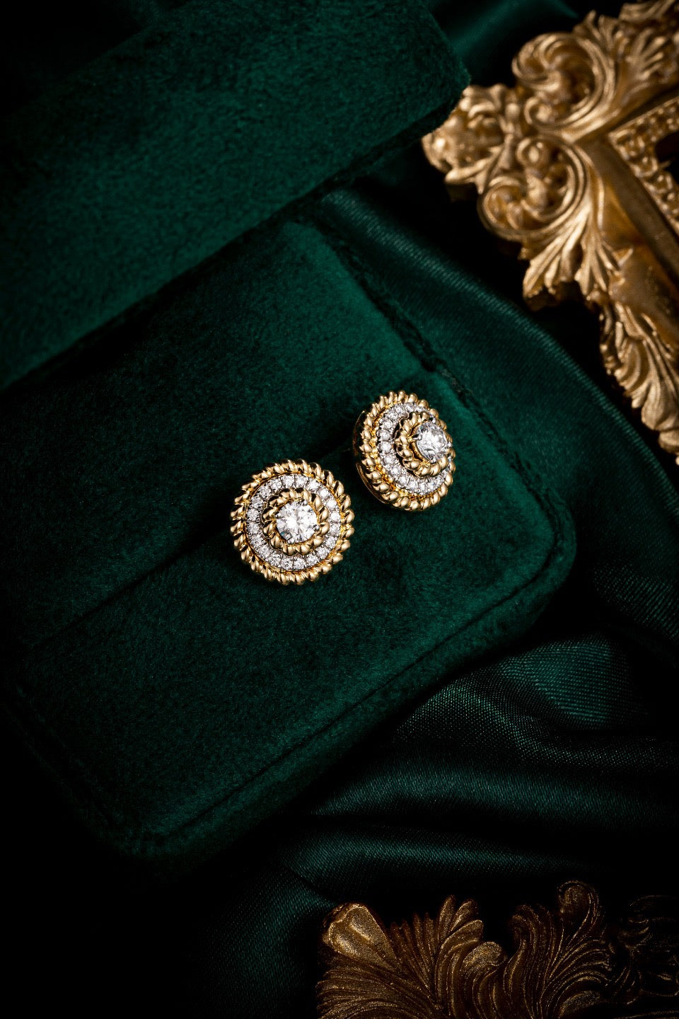 14K Lab Grown Diamond Earrings