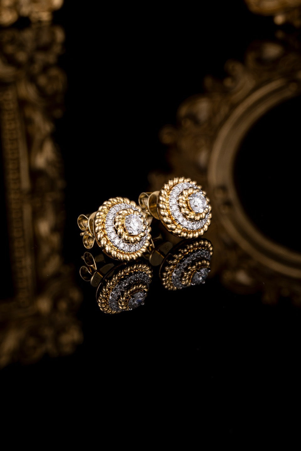 14K Lab Grown Diamond Earrings