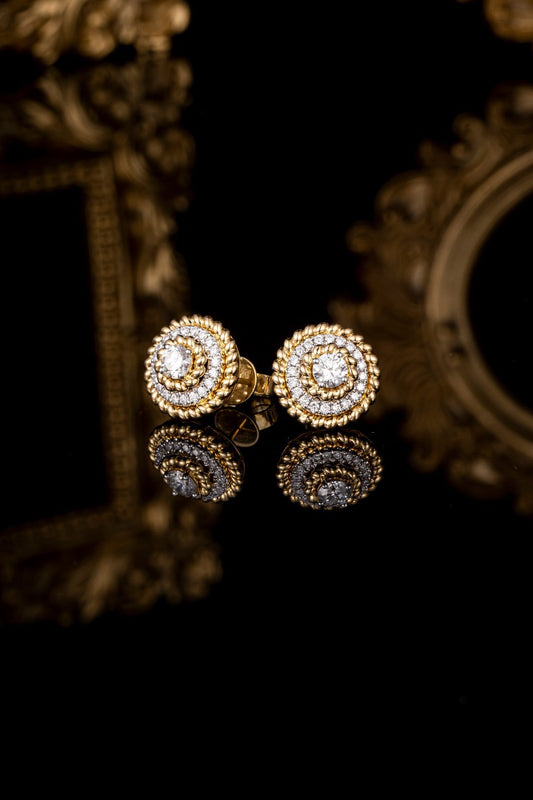 14K Lab Grown Diamond Earrings