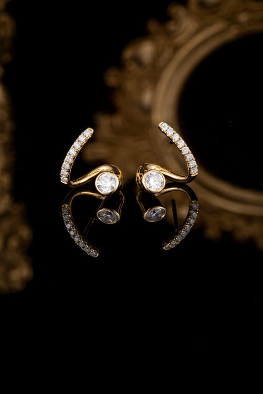 14K Lab Grown Diamond Earrings