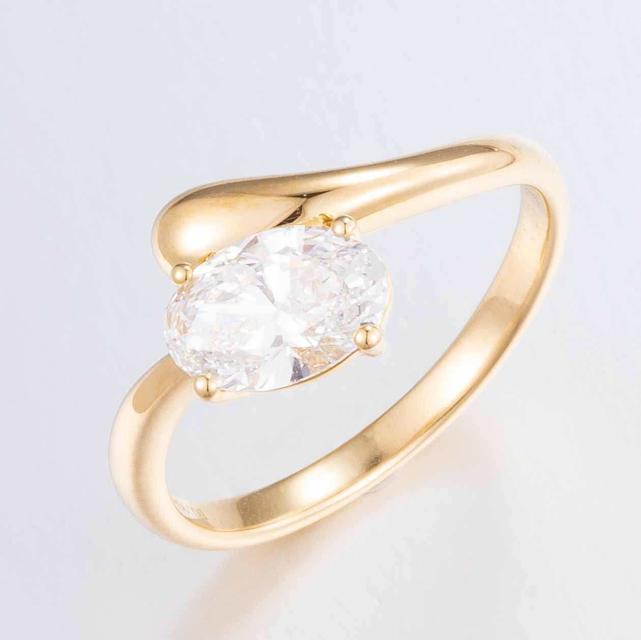 14K Lab Grown Diamond Ring