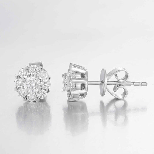 Burton Jewelry - 18K Lab Grown Diamond Earrings