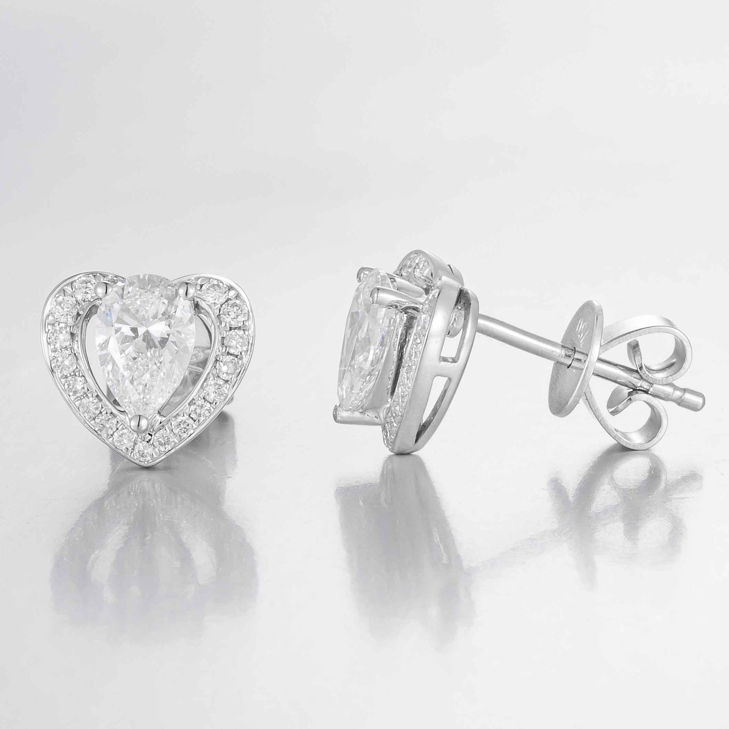 14K Lab Grown Diamond Earrings
