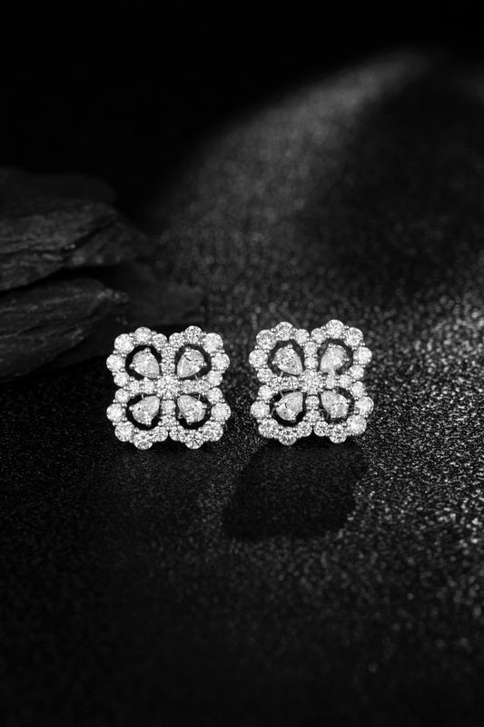 18K Lab Grown Diamond Earrings
