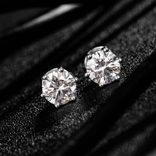 18K Lab Grown Diamond Earrings