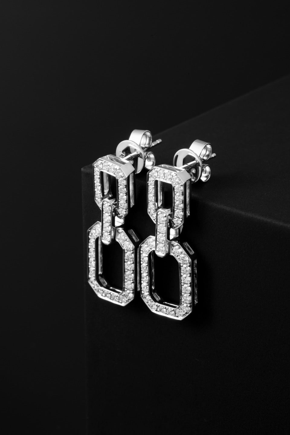 18K Lab Grown Diamond Earrings