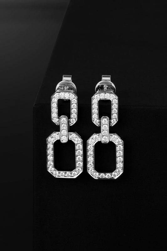 18K Lab Grown Diamond Earrings