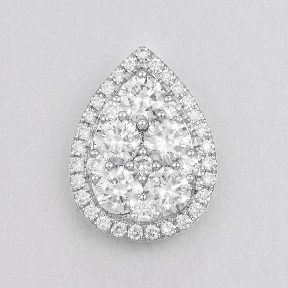 14K Lab Grown Diamond Pendant