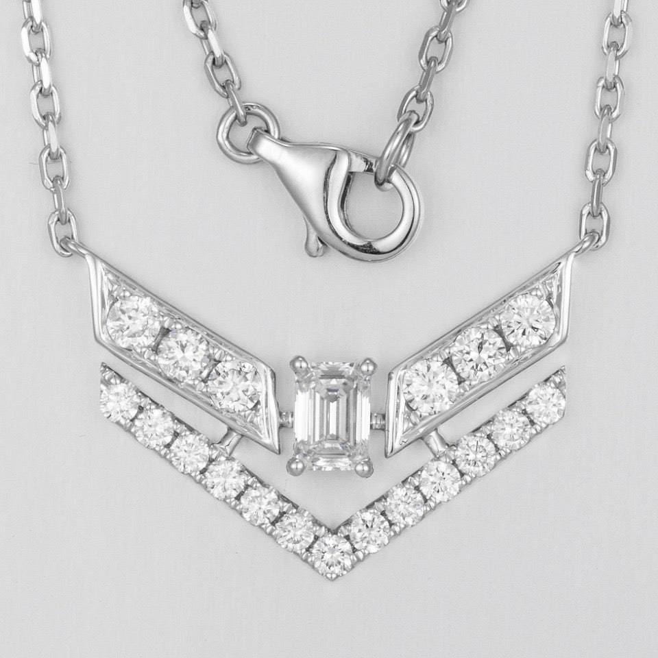 14K Lab Grown Diamond Necklace