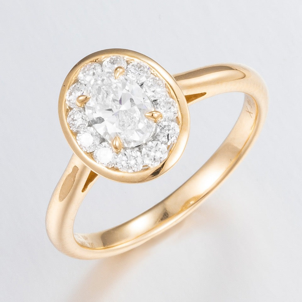 14K Lab Grown Diamond Ring