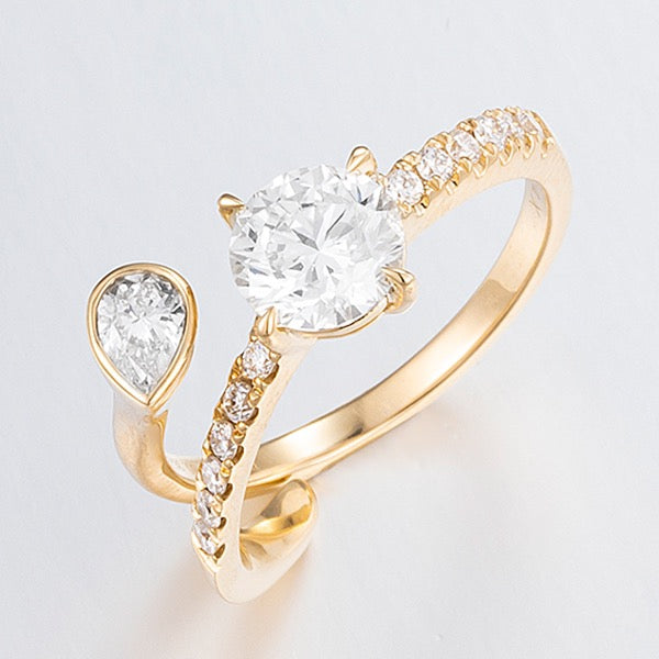 14K Lab Grown Diamond Ring