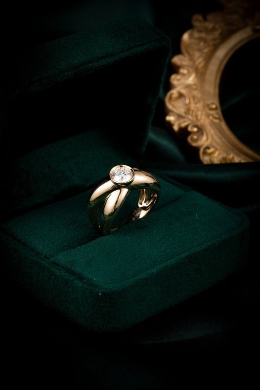 14K Lab Grown Diamond Ring