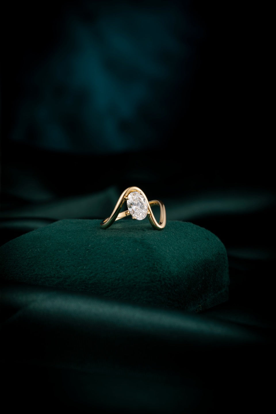 14K Lab Grown Diamond Ring