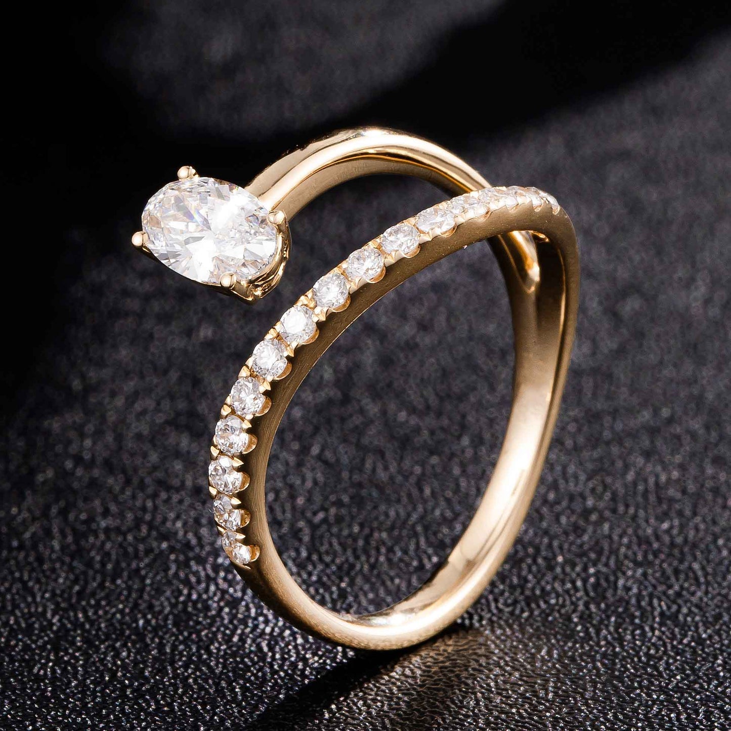 14K Lab Grown Diamond Ring