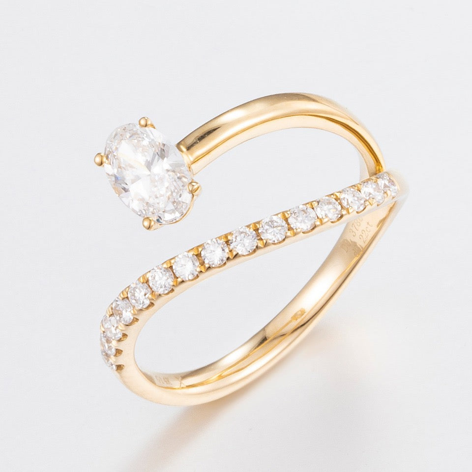 14K Lab Grown Diamond Ring