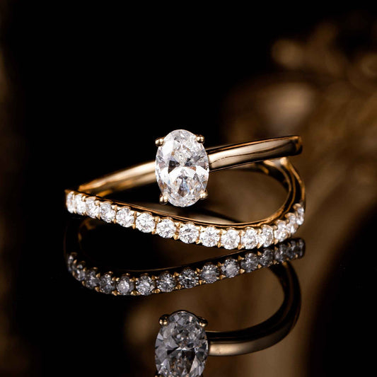 14K Lab Grown Diamond Ring