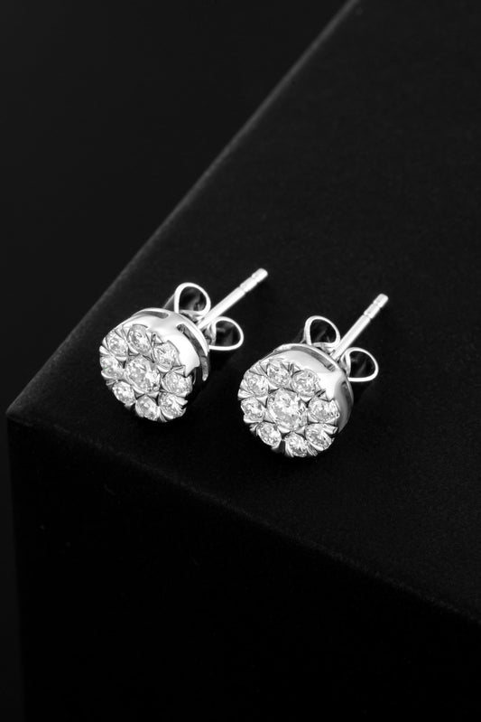18K Lab Grown Diamond Earrings