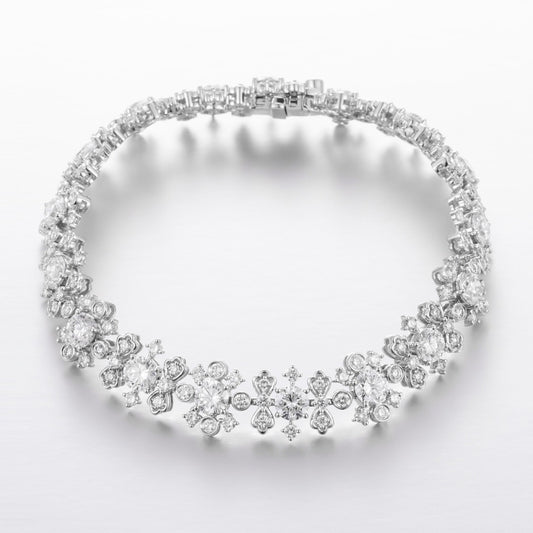 Pt900 Lab Grown Diamond Bracelet