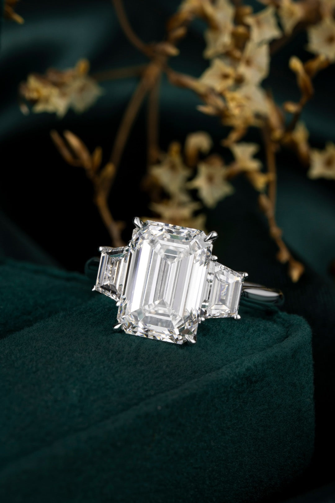 Pt900 Lab Grown Diamond Ring
