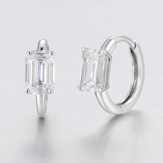 Pt900 Lab Grown Diamond Earrings