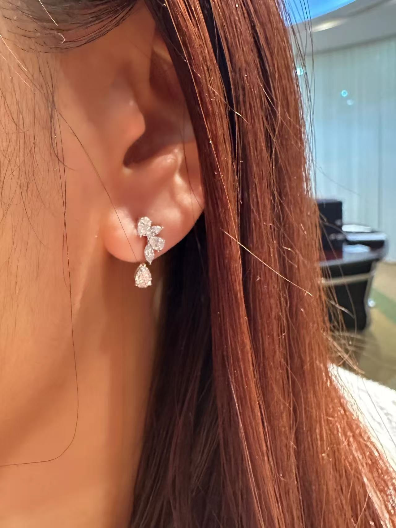 Burton Jewelry - 14K Lab Grown diamond Earrings