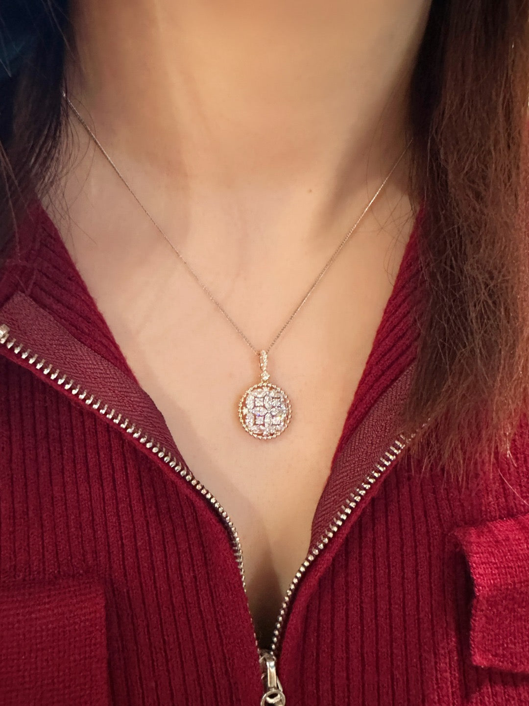 Burton Jewelry - 14K Lab Grown Diamond Pendant