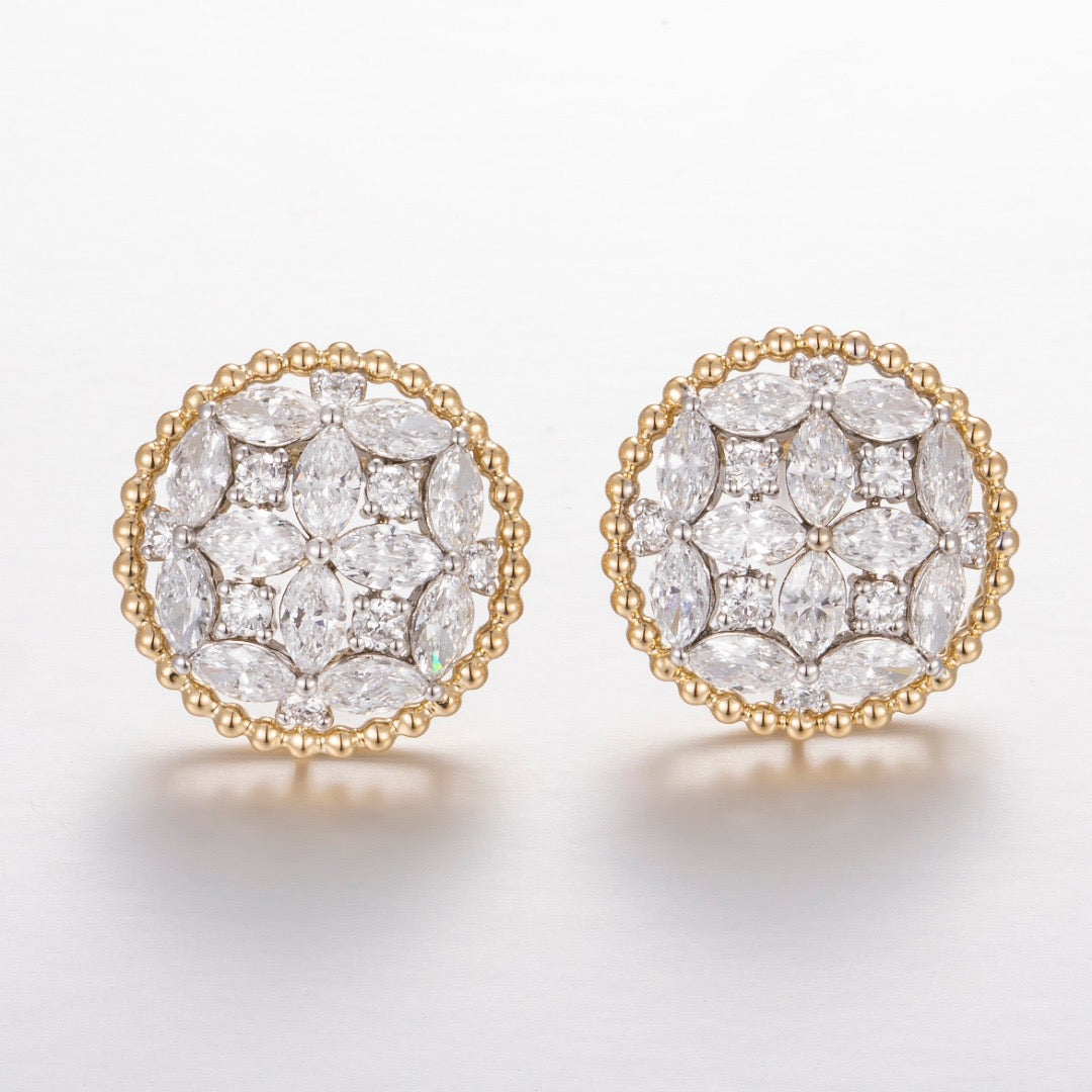 Burton Jewelry - 14K Lab Grown Diamond Earrings