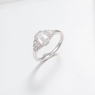 Burton Jewelry - Pt900 Lab Grown Diamond Ring