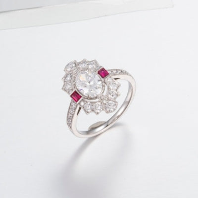 Burton Jewelry - Pt900 Lab Grown Diamond Ring