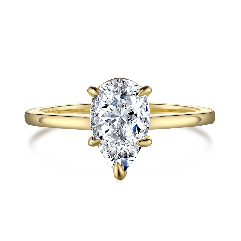 Burton Jewelry - S925 Silver Lab Grown Diamond Ring