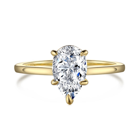 Burton Jewelry - S925 Silver Lab Grown Diamond Ring