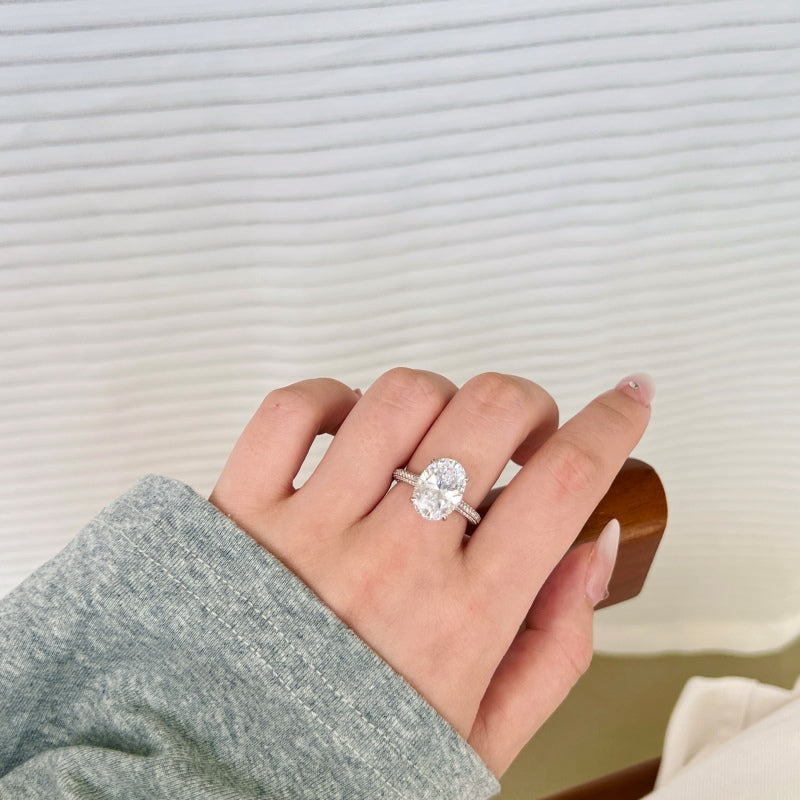 Burton Jewelry - S925 Silver Lab Grown Diamond Ring