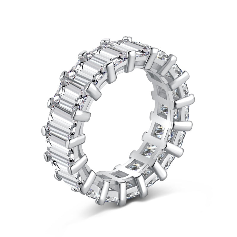 Burton Jewelry - S925 Silver Lab Grown Diamond Ring