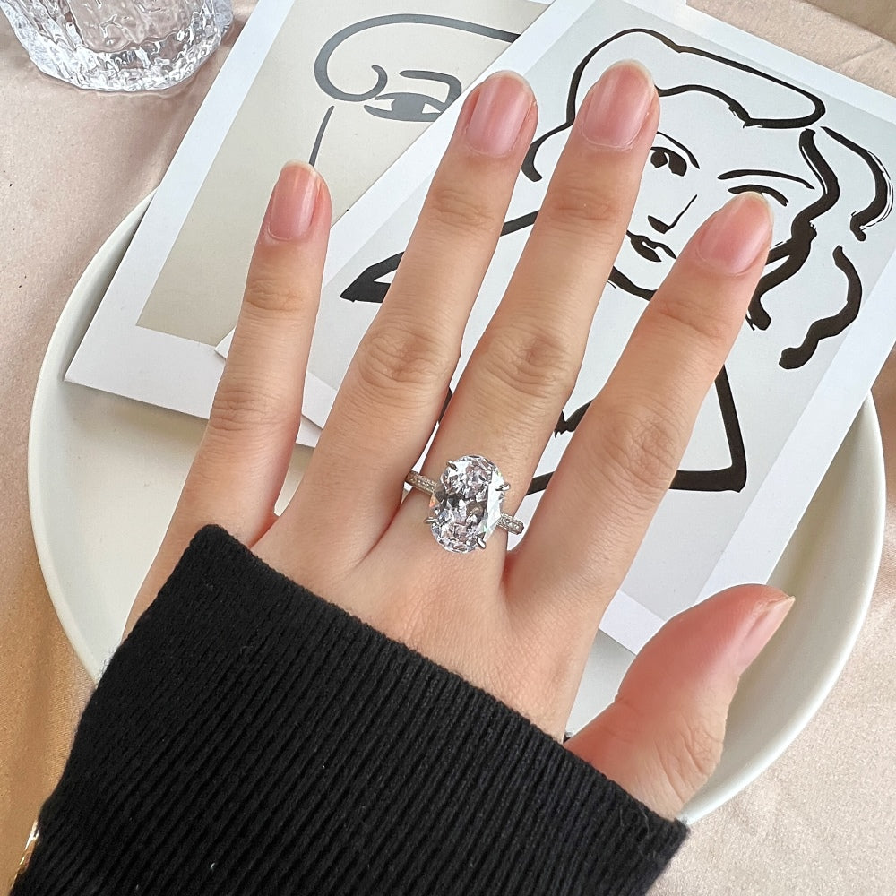 Burton Jewelry - S925 Silver Lab Grown Diamond Ring