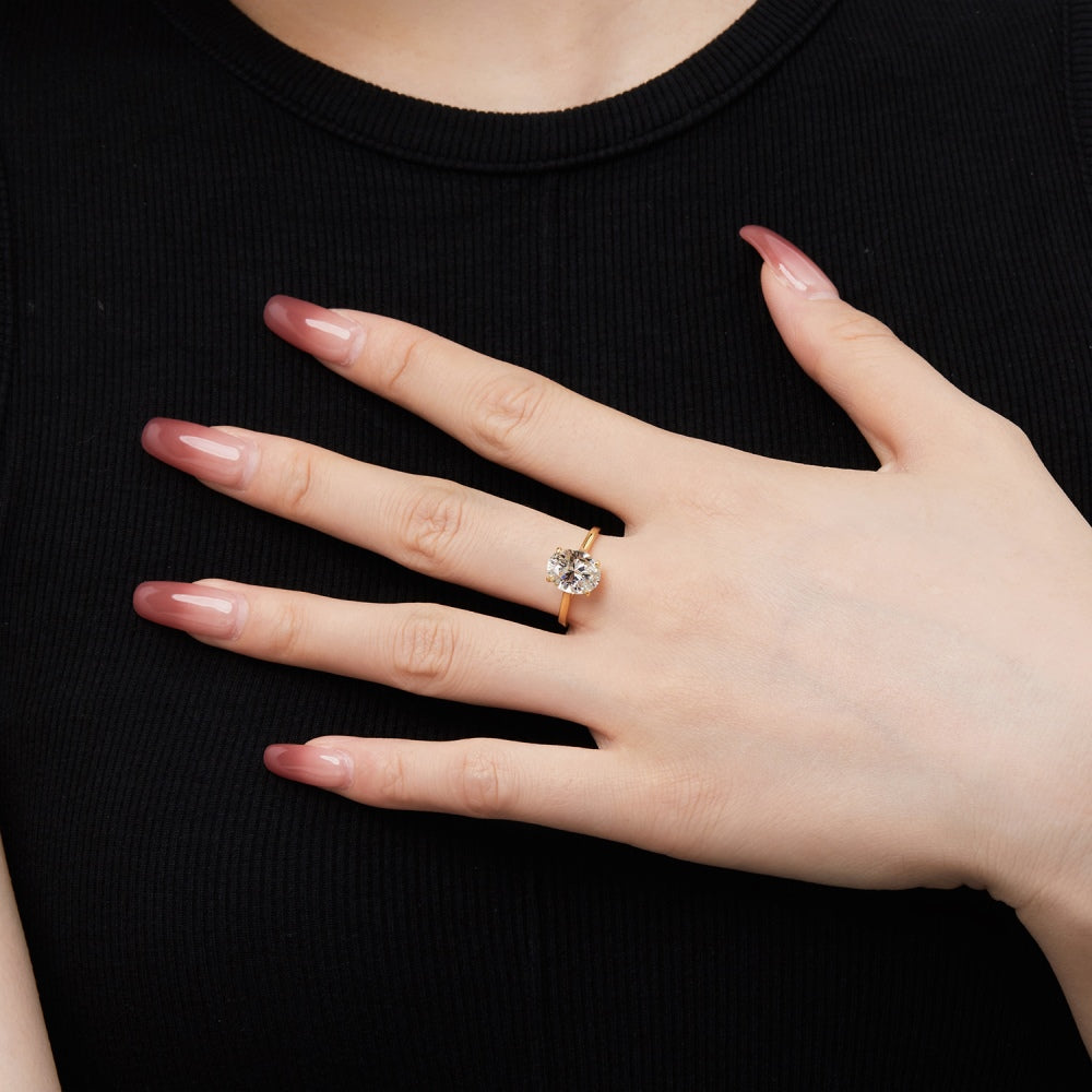 Burton Jewelry - S925 Silver Lab Grown Diamond Ring